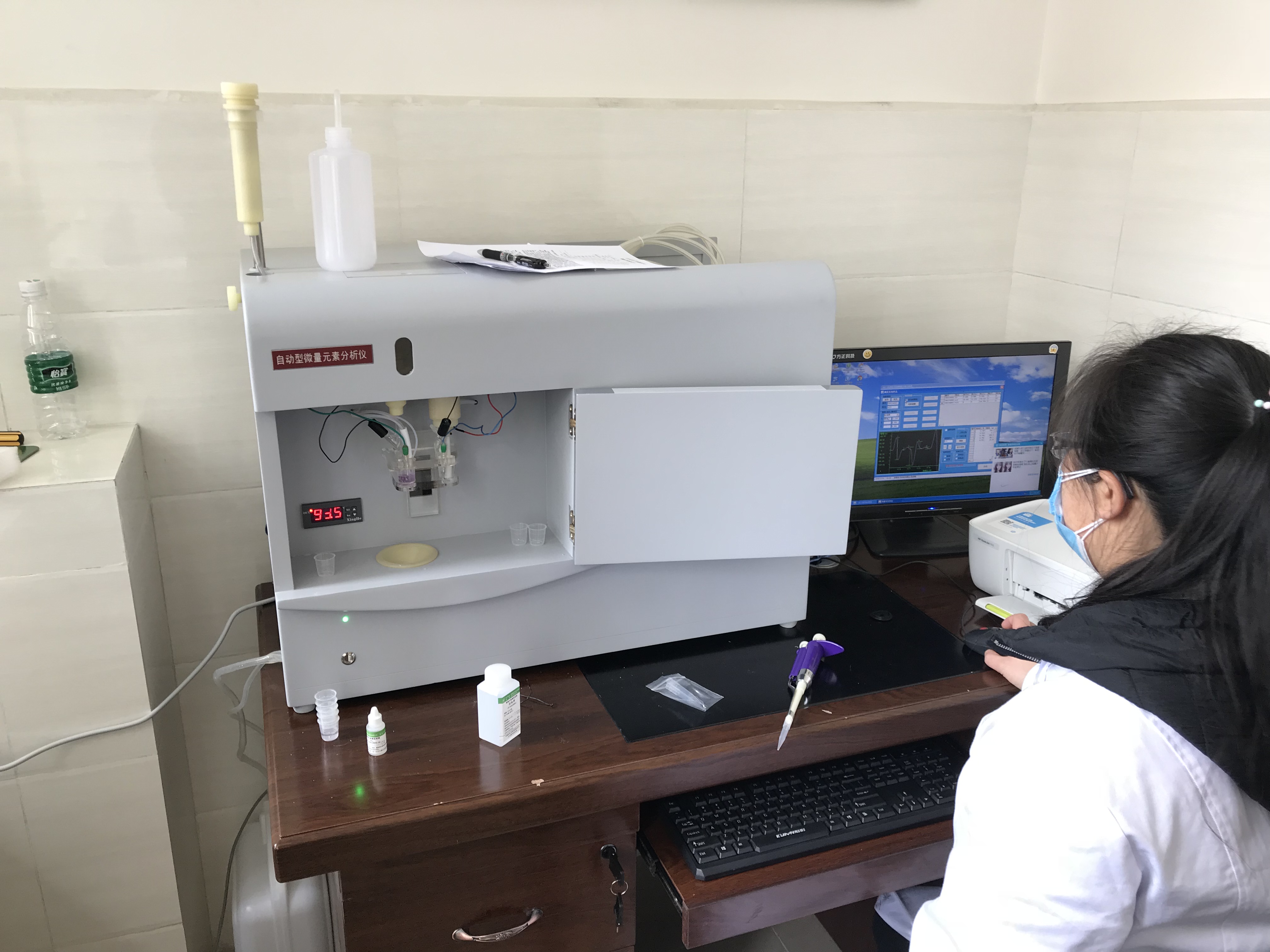 山东国康自动型微量元素分析仪成功入驻四川大丰社区