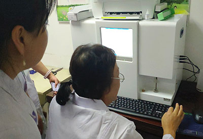 全自动微量元素检测仪品牌安装在甘肃省兰州妇幼保健院一台